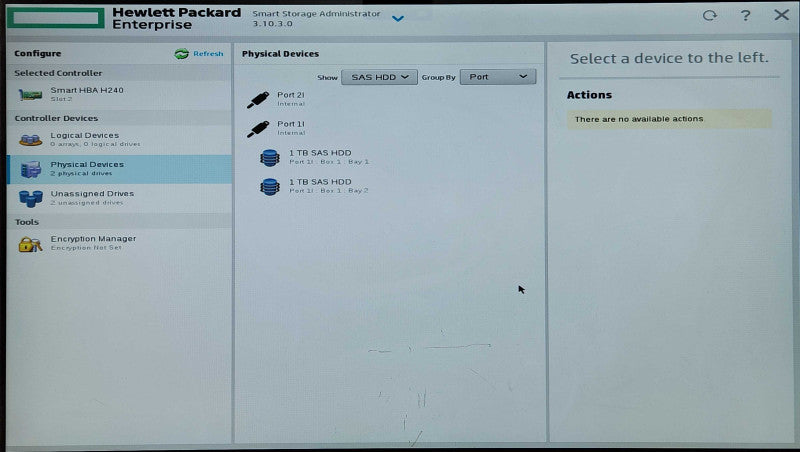 HP DL20 Gen9, Xeon E3-1240 v6 3.70GHz, 16GB RAM, 2x 1TB SAS, H240 & B140i