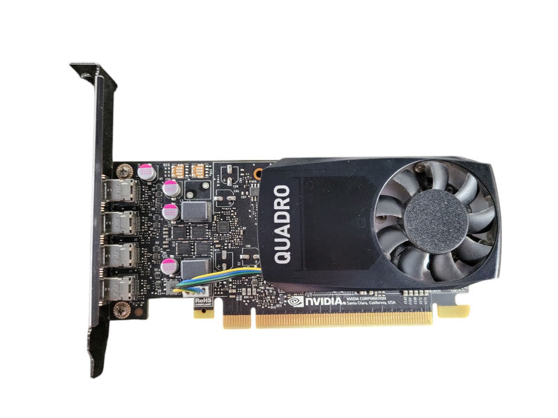 NVIDIA Quadro P1000, 4GB GDDR5 Low Profile Graphics Card, 4x MiniD !