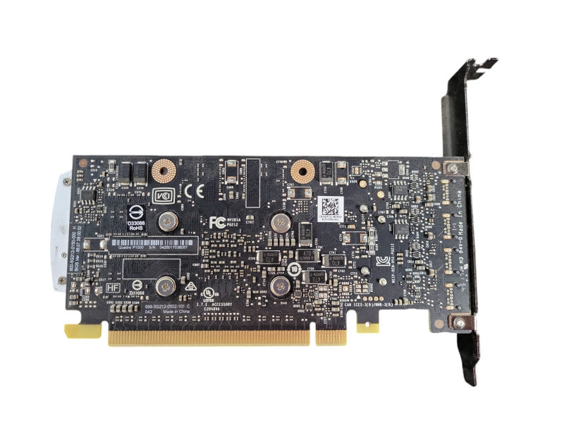 NVIDIA Quadro P1000, 4GB GDDR5 Low Profile Graphics Card, 4x MiniD !