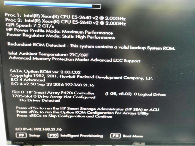 HP ProLiant DL380p Gen8 - 2x Xeon E5-2640 v2 192GB DDR3 P420i 2x460W PSU %