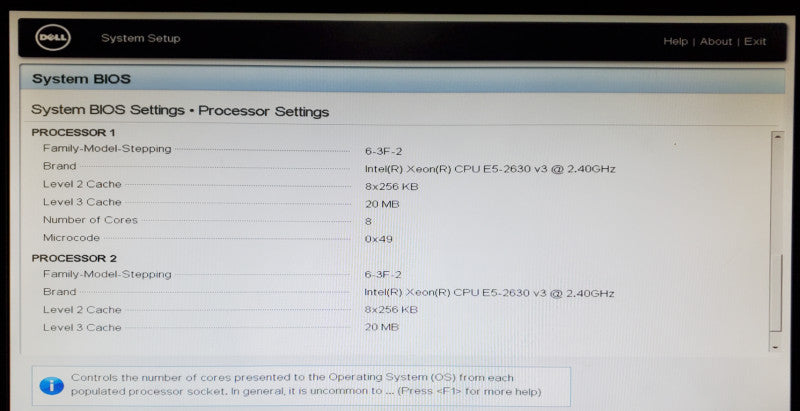 Dell PowerEdge R530 2x Xeon E5-2630 v3 32GB RAM H730 mini - No HDD