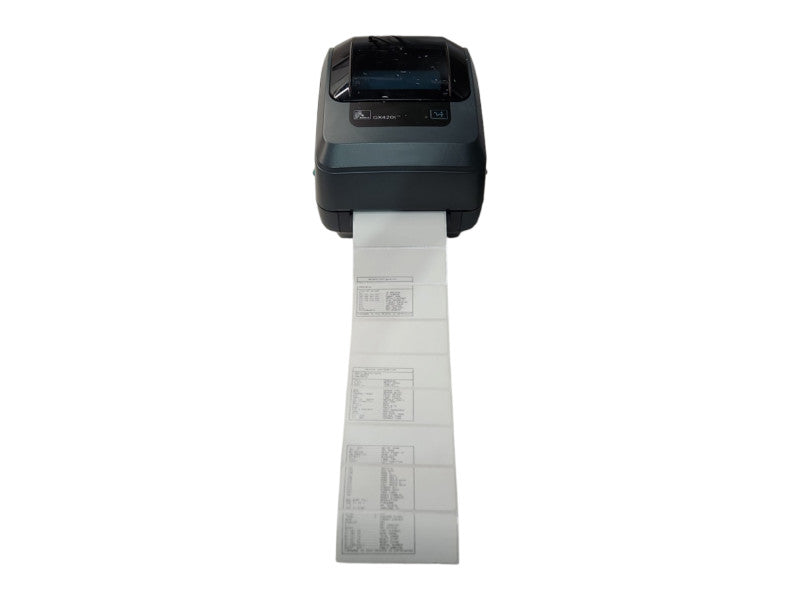Zebra GX420T Thermal Label Printer, GX42-102411-000, TESTED