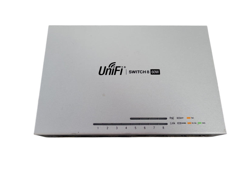 UBIQUITI UniFi Switch 8 60W US-8-60W 8 Port Gigabit PoE Switch !