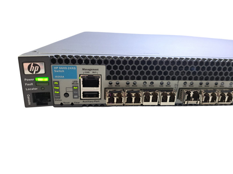 HP ProCurve 6600‑24XG J9265A | 24-Port 10G SFP+ Switch w/ 2x PSU