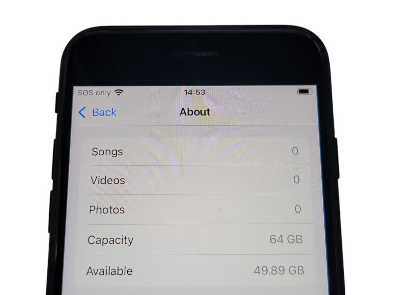 Apple iPhone SE 3 - 64GB - Space Gray [A2595] (