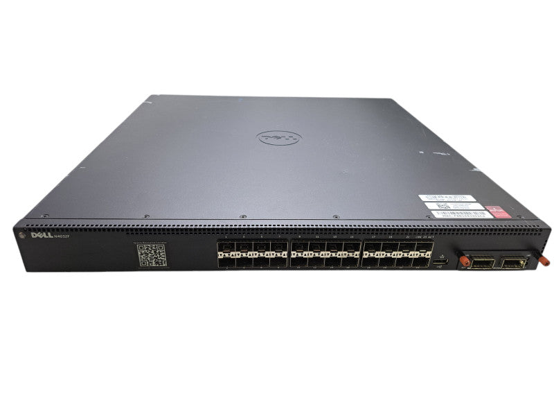 Dell N4032F | 24-Port 10GbE SFP Switch w/ 2-Port QSFP+ Module & 1x PSU