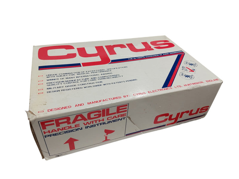 Vintage Cyrus One Hi-Fi Integrated Stereo Amplifier Made in England in Box  =