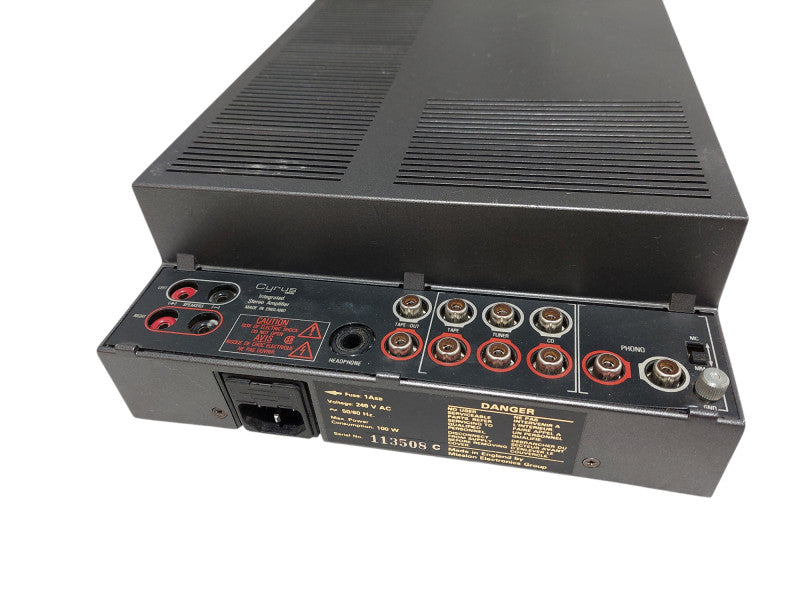 Vintage Cyrus One Hi-Fi Integrated Stereo Amplifier Made in England in Box  =