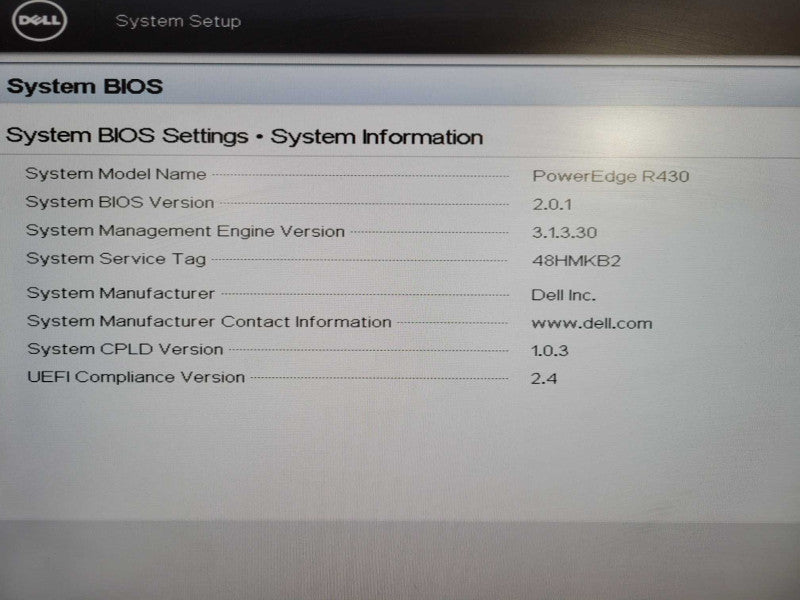 Dell R430 1U Server|  Xeon E5-2620 v3 @2.40GHz, 32GB DDR4, No RAID 4x 3.5" !