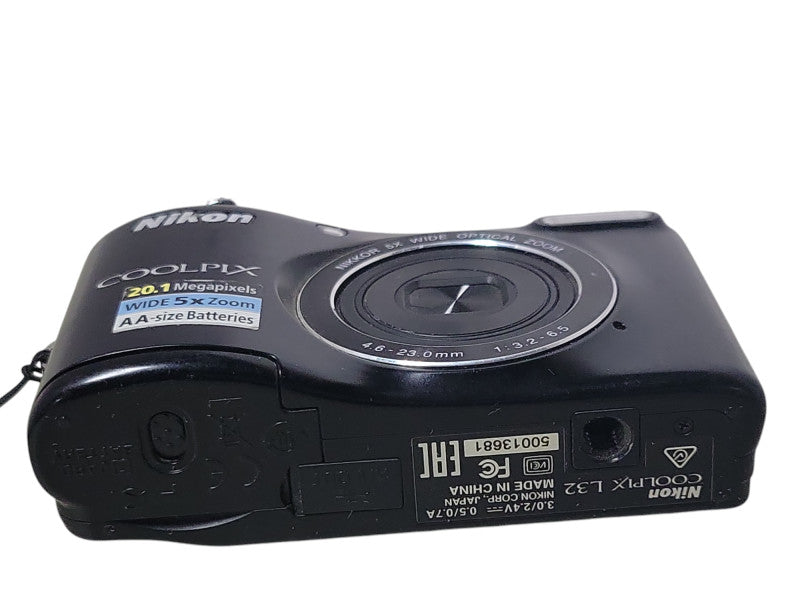 Nikon COOLPIX L32 Digital Camera 20.1 MP 5x Zoom, No SD Card _