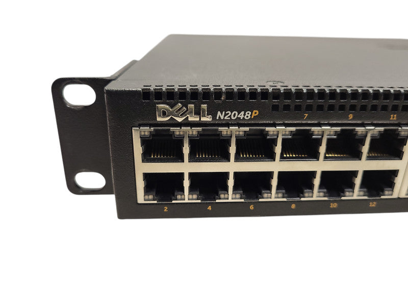 Dell N2048P 48 Port Gigabit PoE 10/100/1000 GbE 2x 10 GbE SFP+ Switch Q$