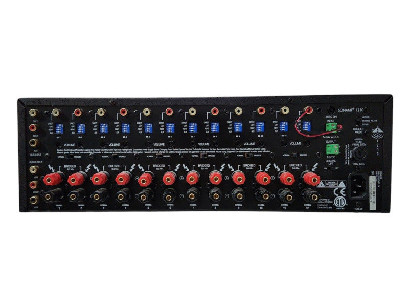 Sonance SONAMP 1230 12 Channel Power Amplifier, READ