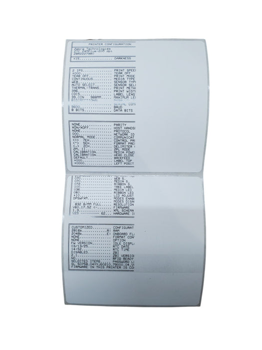 Zebra Z4M Plus Thermal Barcode Label Printer *READ* Q