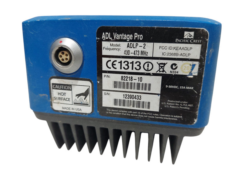 ADL Vantage Pro Model: ADLP-2 430-473MHz PN: 82218-10 =