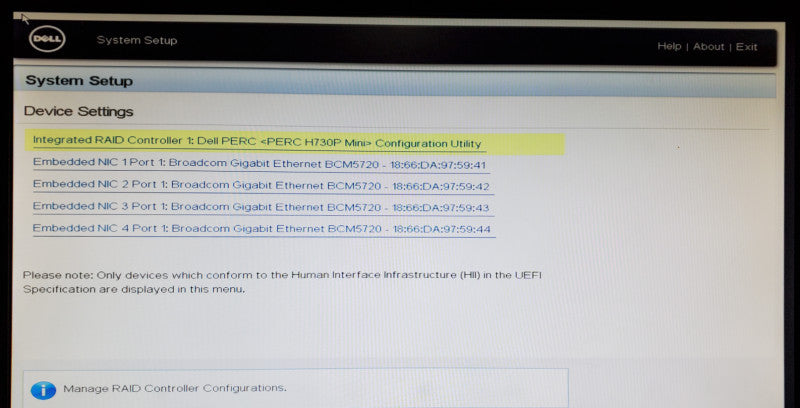 Dell PowerEdge R530 1x Xeon E5-2620 v4 16GB RAM H730P Mini - No HDD