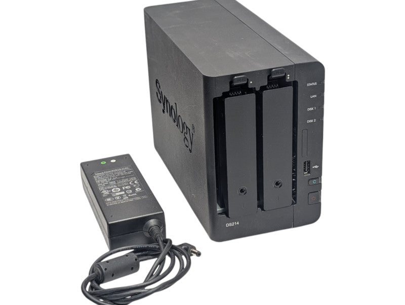 Synology DiskStation DS214 2 Bay NAS with 2x 4TB HDDs installed  -
