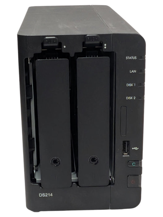 Synology DiskStation DS214 2 Bay NAS with 2x 4TB HDDs installed  -