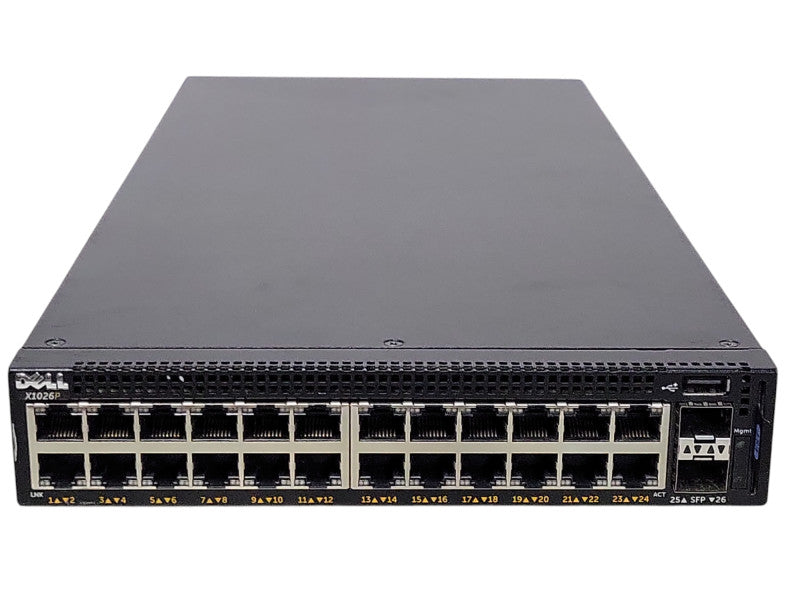 Dell X1026P 26-Port Gigabit PoE Managed Network Switch _