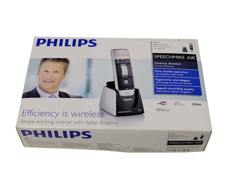 Philips LFH3010/10 SpeechMike Air Wireless Dictation Microphone _