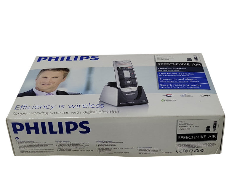 Philips LFH3010/10 SpeechMike Air Wireless Dictation Microphone _