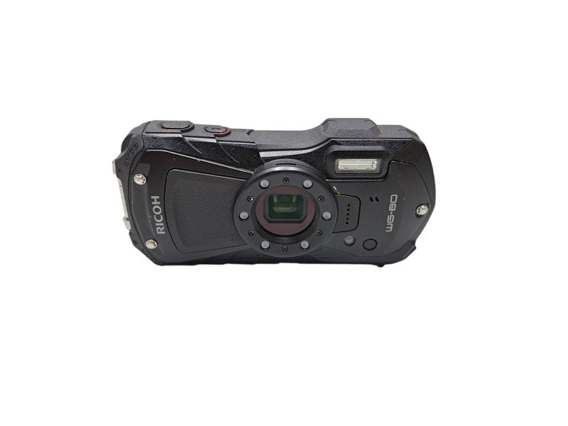 Ricoh WG-80 /R06020 |  Waterproof Shockproof Digital Camera - Black *READ*