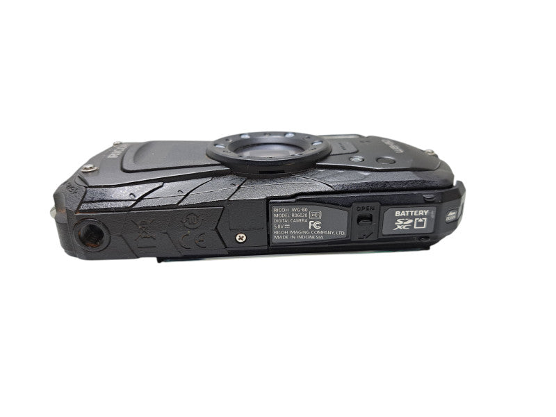 Ricoh WG-80 /R06020 |  Waterproof Shockproof Digital Camera - Black *READ*