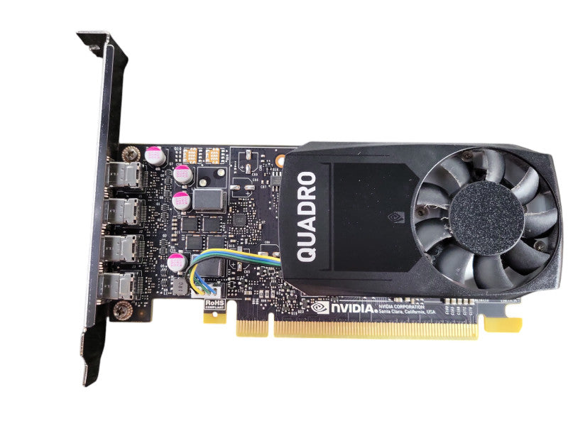 NVIDIA Quadro P1000, 4GB GDDR5 Low Profile Graphics Card, 4x MiniD  !