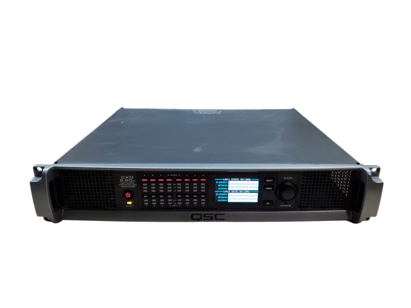QSC CXD 8.8Qn Network Controlled Amplifier *READ*