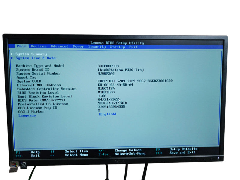 Lenovo ThinkStation P330 Tiny i7-8700T 16GB RAM Quadro P620 USFF Desktop