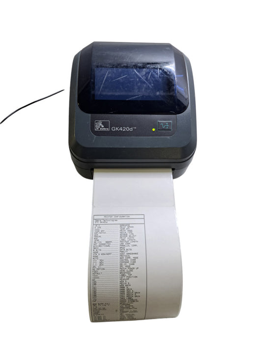 Zebra GK420d GK42-202510-000 | Thermal Label Printer | Tested