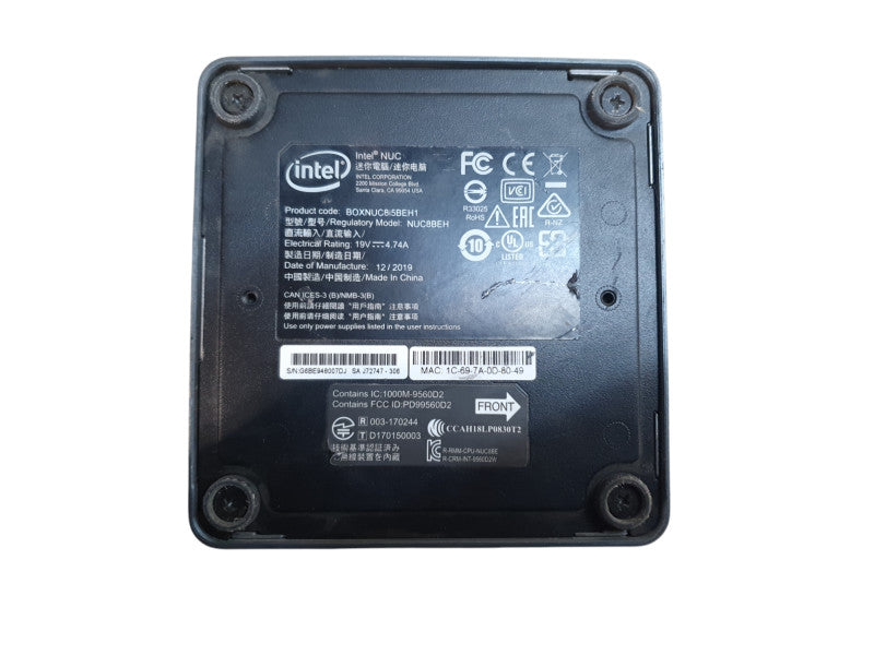 Intel NUC8i5BEH1 Mini PC i5-8259U 2.3GHz 16GB RAM - No HDD
