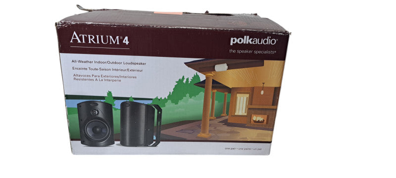 Pair of Polk Audio Atrium 4 All-Weather Outdoor Loudspeaker
