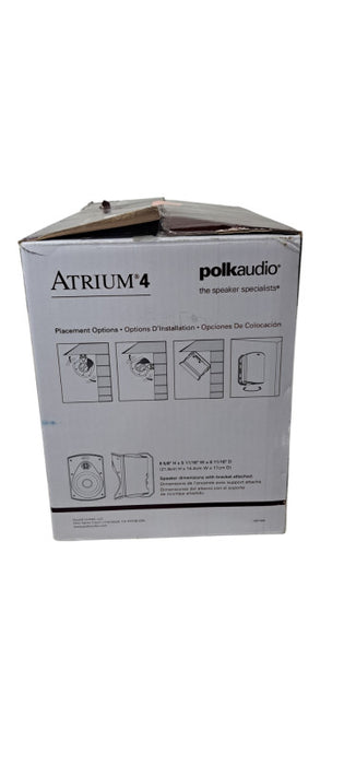 Pair of Polk Audio Atrium 4 All-Weather Outdoor Loudspeaker