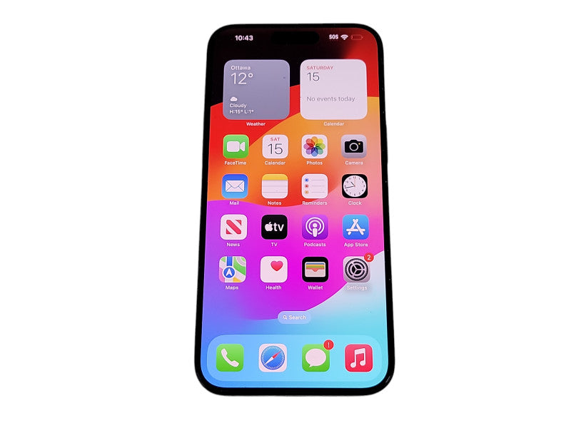 Apple iPhone 15 Pro Max - 256GB - Black Titanium [A3105] (