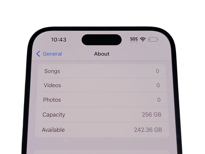 Apple iPhone 15 Pro Max - 256GB - Black Titanium [A3105] (