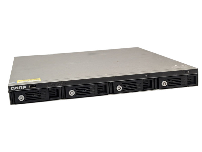 QNAP 4 Bay NAS TS-459U-RP+ with 2x 4TB HDDs installed  -