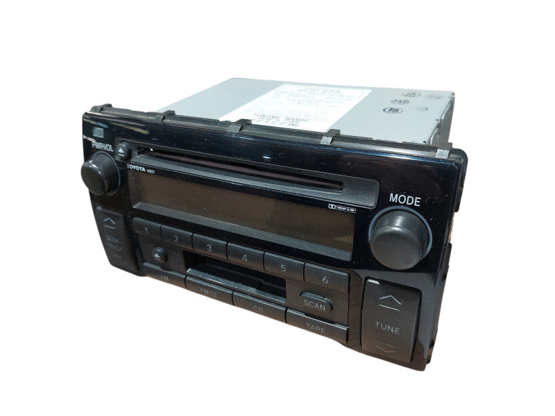 Vintage Toyota In Car Stereo Radio CD Cassette Tape Player Model86120-AA040 =