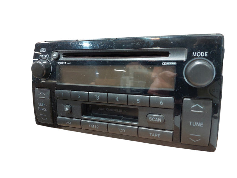 Vintage Toyota In Car Stereo Radio CD Cassette Tape Player Model86120-AA040 =