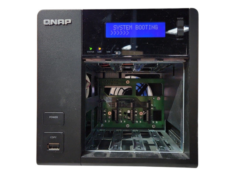 QNAP TS-439 Pro, 4-Bays NAS, No HDD & Caddies, READ