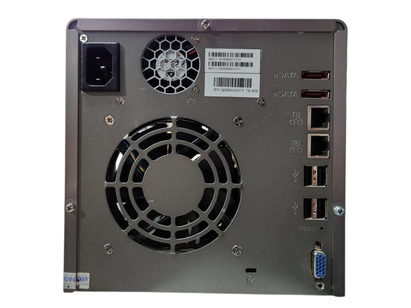 QNAP TS-439 Pro, 4-Bays NAS, No HDD & Caddies, READ