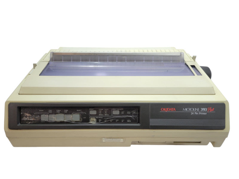 OKIDATA MICROLINE 393 Plus 24 Pin Dot Matrix Printer (GE8283A) %