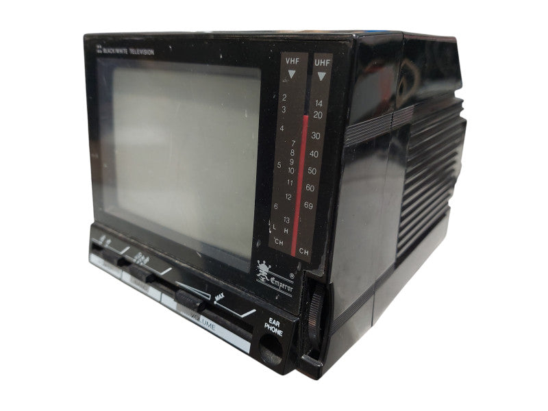 Vintage Emperor 4.5" Black & White TV Model: BTV-500A =