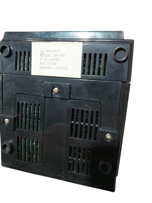 Vintage Emperor 4.5" Black & White TV Model: BTV-500A =