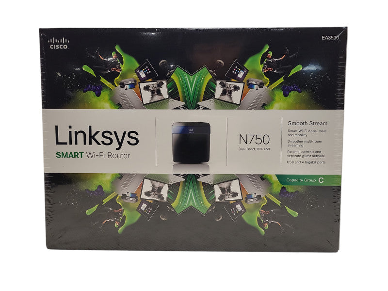 Cisco Linksys Smart WI-FI Router N750 (EA3500) Dual Band Brand new Q$