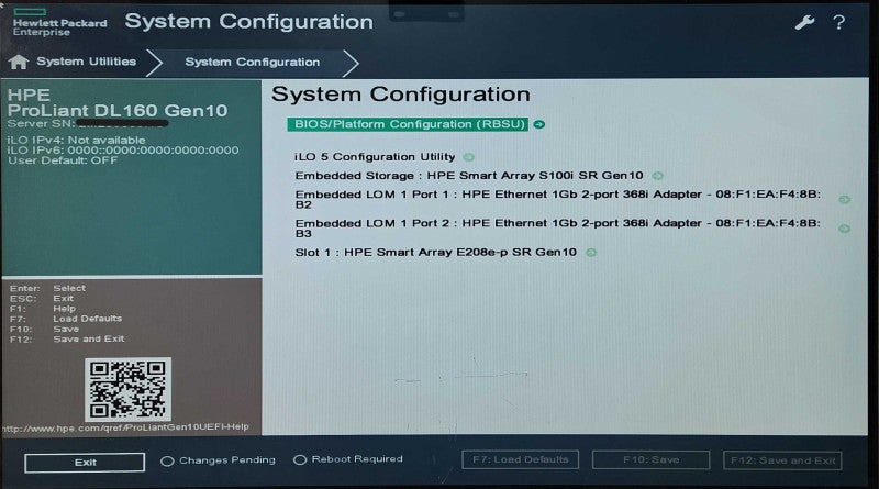 HP DL160 Gen10 1U 8x 2.5", Xeon Silver 4110, 16GB DDR4, S100i, E208e-p