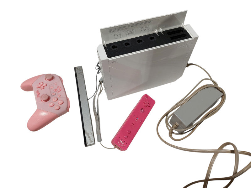 Nintendo Wii Bundle Model: RVL-001(USA) 2 Controllers  Power Adaptor NO AV  =