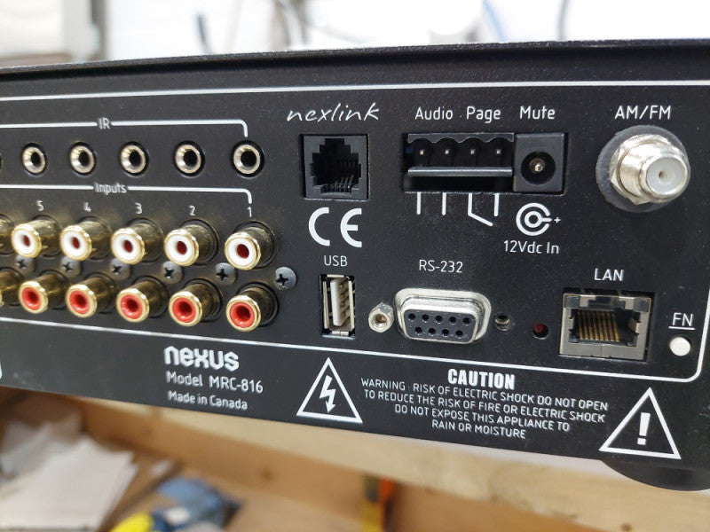 Nexus Multi - Zone Audio Controller  Model: MRC-816 =