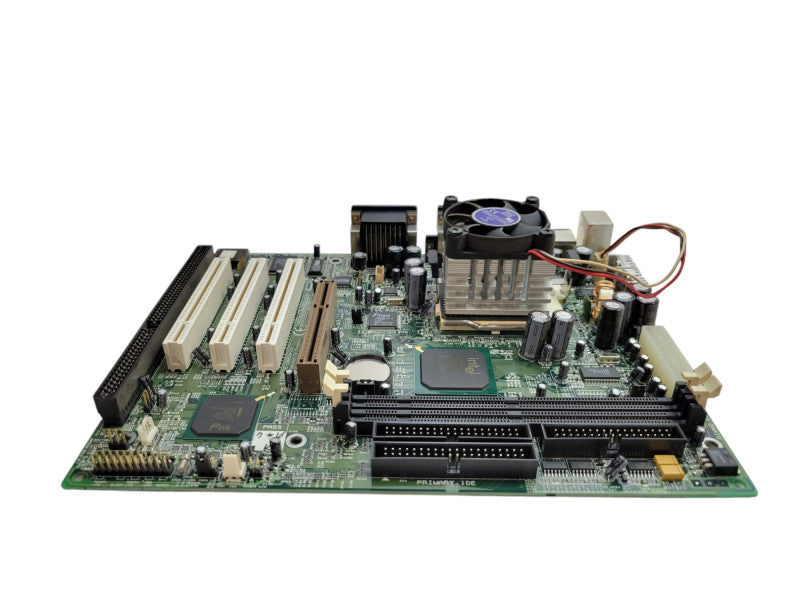 Intel Celeron 400Mhz (Socket 370) + Daewoo  CB652M-LX mATX Motherboard %