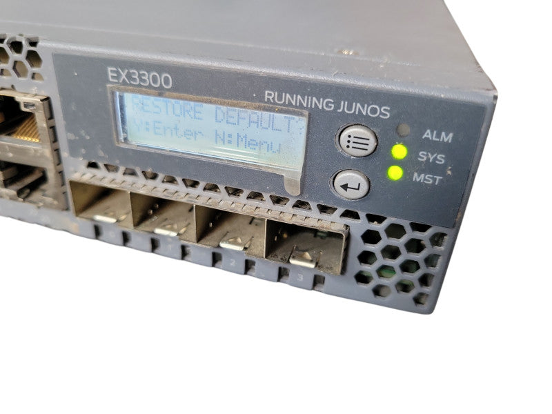 Juniper EX3300-24T | 24-Port Gigabit Ethernet Switch w/ 4x 10G SFP+ !