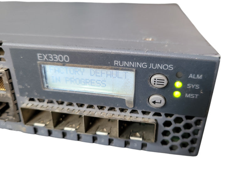 Juniper EX3300-24T | 24-Port Gigabit Ethernet Switch w/ 4x 10G SFP+ !